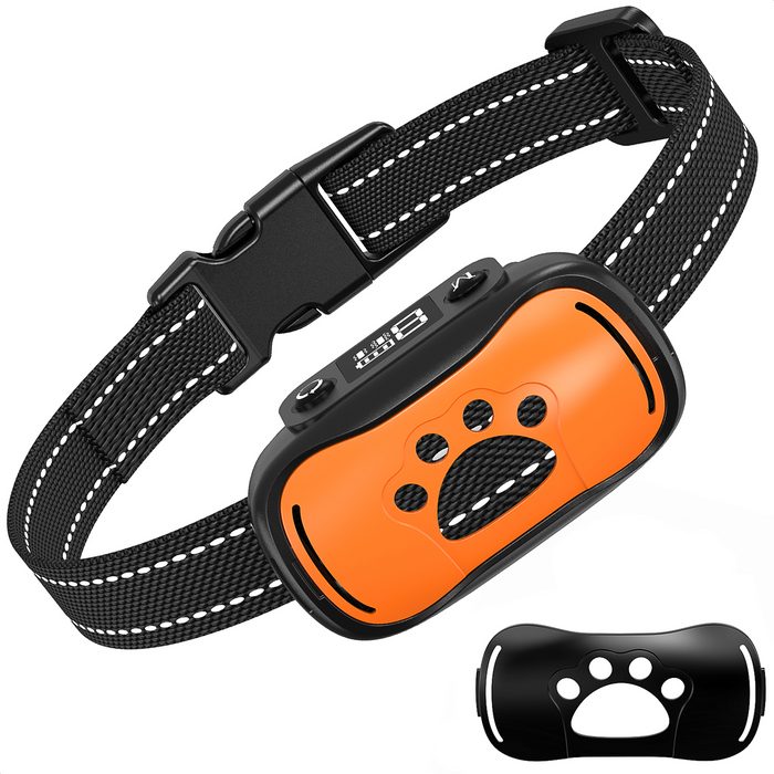 Strex Anti Blafband voor Honden - 3-60KG - Oplaadbaar - Zonder Schok - Vibratie en Audio - Diervriendelijk - Anti Blaf Band - Anti Blaf Apparaat - Opvoedingshalsband Alle Honden