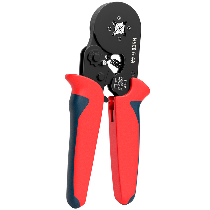 Strex Adereindhulstang - Zelfinstellend / Automatische afstelling - Vierkante persing - 0.25mm²-10mm²