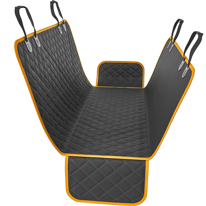 Strex Hondendeken Auto Achterbank en Kofferbak - 137 x 147 CM - Beschermhoes - Hondenkleed - Honden Deken Auto Achterbank - Incl. Hondenriem En Opbergzak