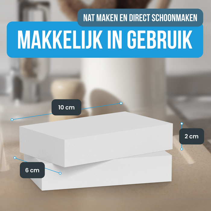 Strex Wonderspons 24 stuks - Melamine Spons - Wondersponsjes - Spons - Schoonmaaksponzen - Vlekken Verwijderen - Geschikt Voor Alle Oppervlakken