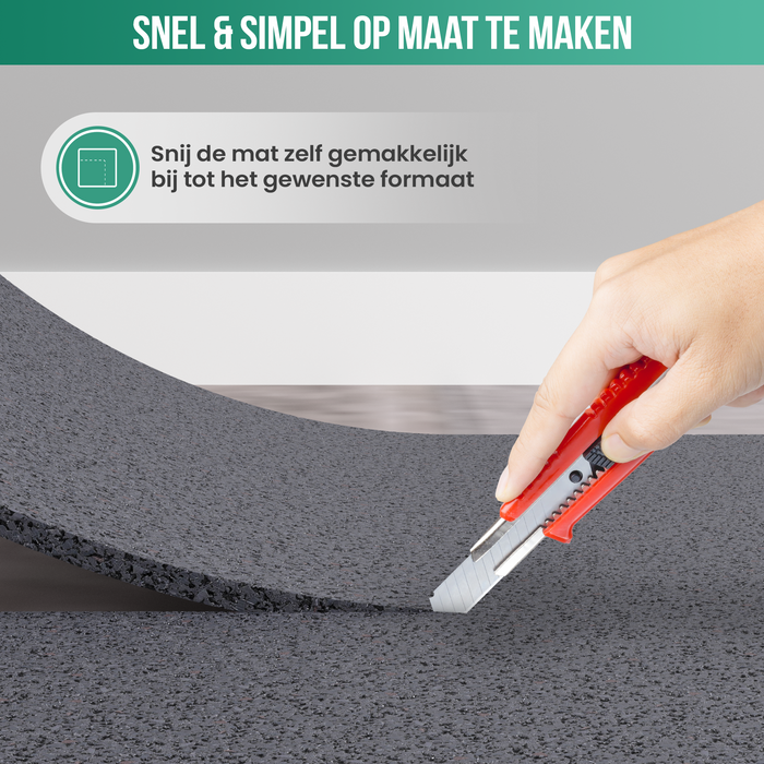 Avalo Anti Trillingsmat Wasmachine en Wasdroger - 60 x 60 CM - Geluidsdempende Antislip Mat - Trillingsdemper - Rubber Mat