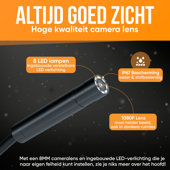 GuliTech Y400 endoscoop met licht, Borescope inspectiecamera 4,3 inch LCD- scherm met 6 LED-verlichting, IP67 waterdichte endoscoop met 1,0 m semi-stijve slangcamera GuliTech Y400 endoscoop met licht, Borescope inspectiecamera 4,3 inch LCD- scherm met 6 LED-verlichting, IP67 waterdichte endoscoop met 1,0 m semi-stijve slangcamera