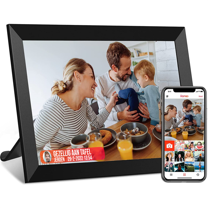Strex Digitale Fotolijst met WiFi - 10.1 Inch Touchscreen - Frameo software via App