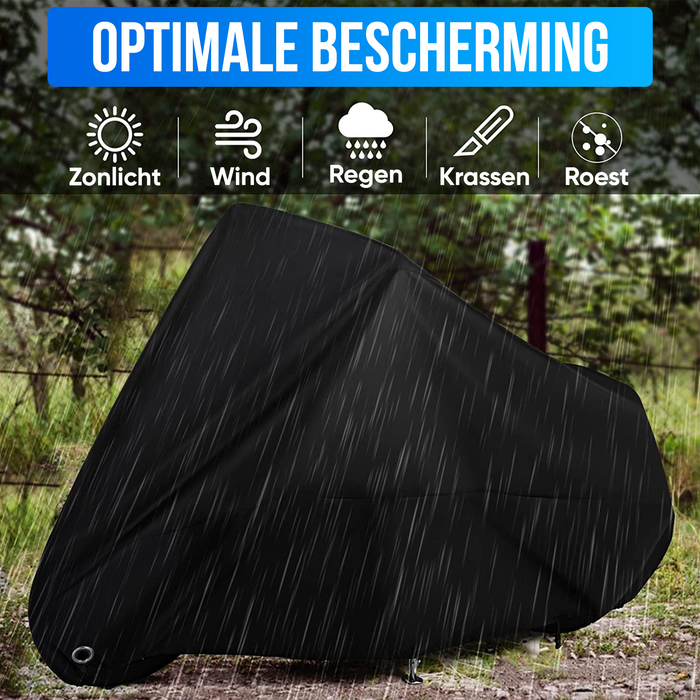 Strex Scooterhoes / Motorhoes Universeel voor alle Scooters / Motors - Waterdicht 300D Oxford - Geschikt voor Windscherm - Scooter Hoes - Motor Hoes - Incl. Opbergzak