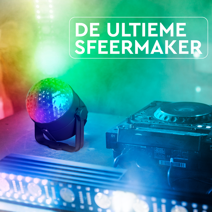 Strex Discolamp met Afstandsbediening 2 STUKS - voor Kinderen en Volwassenen - Feestverlichting - Disco Bal - Discoverlichting - Disco Lamp