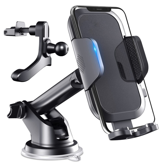 Strex Telefoonhouders Auto - Voorruit - Dashboard - Ventilatierooster - GSM Houder Voor Alle Telefoons - 360° Draaibaar