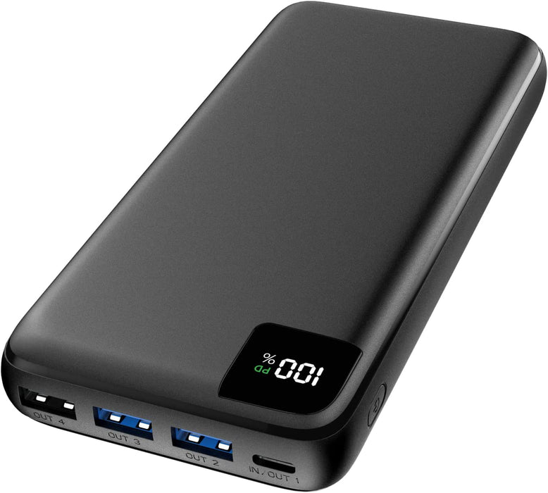 Strex Powerbank - 27.000 mAh - 22.5W Snellader - USB-A/USB-C - LED Indicatie - Universele Powerbank voor o.a. iPhone/Samsung