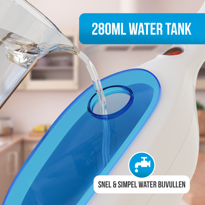 Strex 12 in 1 Stoomreiniger & Handstomer - Tapijtreiniger / Stoom Reinigingsmachine / Vlekkenreiniger - Voor Harde/Zachte Ondergronden