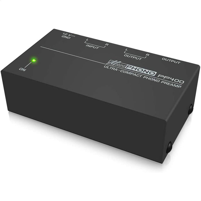 Strex Compacte Phono Voorversterker met RIAA correctie - Uitermate Geschikt voor Platenspeler - Tulp In/Uitgang